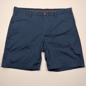 Tommy Bahama Cotton Chino Shorts - Navy Blue - 40 - MSRP $98